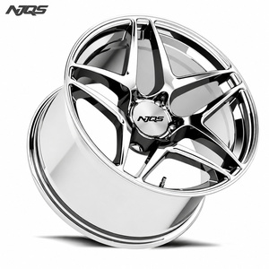 NJQS Geschmiedete Räder Kansei <span class=keywords><strong>Astro</strong></span> Triple Chrom Tandem 18-19 Zoll 112mm PCD Aluminiumlegierung Neu Gebürstetes Finish Multi 35mm ET 5 Jahre Garantie - Product Image 6