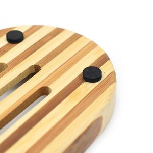 Custom LOGO Self Draining Bar <b>Soap</b> <b>Dish</b> Wooden <b>Soap</b> Saver Tray Holder for Kitchen - Product Image 6