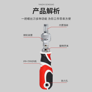 Multi Bit <b>Screwdriver</b> Set 20-40pcs With Anti Slip Handle For Diy Repair Tools - Product Image 1