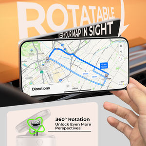 LISEN Mini <span class=keywords><strong>support</strong></span> d'aspirateur électrique portable super stable 360 rotatif N52 <span class=keywords><strong>support</strong></span> magnétique de voiture pour Magsafe pour pare-brise de tableau de bord - Product Image 4