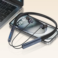 LDNIO N01 Neckband Earphones Noise Cancellation Earbuds Wireless Neck Band Headphone Silicon Neckband