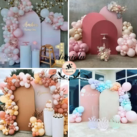 Support de toile de fond ANNIELU stable en 3 parties en forme de U, multi-tailles, pour mariages, fêtes, événements et décorations d'anniversaire