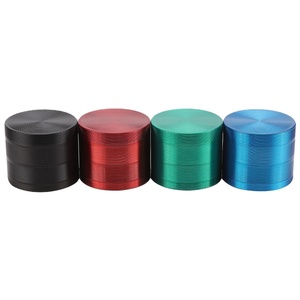 Yiwu erliao เครื่องบดยาสูบ50มม., เครื่องบดยาสูบโลหะผสมสังกะสี4ชั้น - Product Image 1