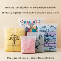 Sacs d'emballage pour vêtements en plastique biodégradable givré avec logo CPE personnalisé, fermeture à glissière, écologiques, réutilisables, pochette de rangement pour vêtements