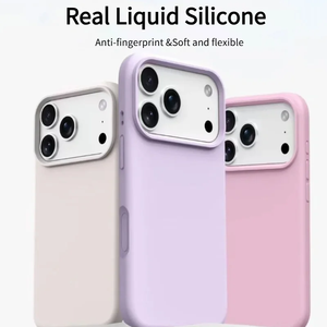 เคสโทรศัพท์มือถือซิลิโคนแท้ขายส่ง สำหรับ iPhone 18 17 16 15 14 Pro Max - Product Image 6