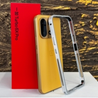 Étui de protection en alliage d'aluminium avec dissipation thermique et trou pour cordon portable pour OnePlus Turbo 6 Turbo 6V Turbo 6X Pro