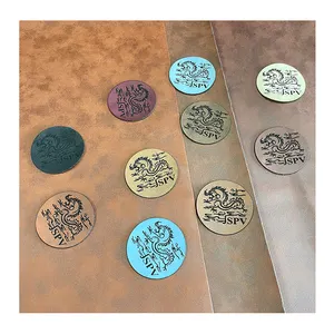 Cuero Retro de 12x18 con Patrón Negro para Láser, con Reverso Gris y Adhesivo - Product Image 1