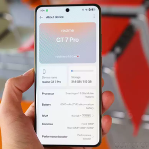 Version Globale Realme GT7 Pro 6.78'' 120Hz Amoled Android 15 12Go RAM 512Go ROM Étanche IP68 Téléphone Intelligent Phare 5G - Product Image 6