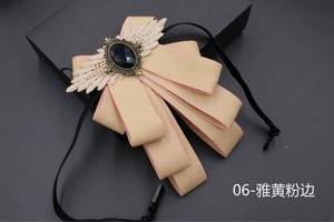 Recién llegado, lazos preatados de poliéster de Color sólido personalizados, lazo para novio y padrino, traje de anfitrión, corbata - Product Image 5