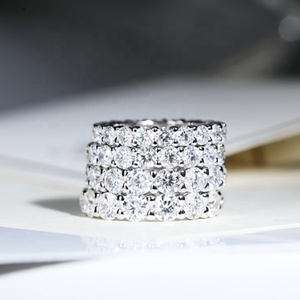 Ordene Anillo De Compromiso Bridal Rise 1.0crt En Corte Redondo 1 Quilates 14k Oro Blanco Diamante Cultivado En Laboratorio