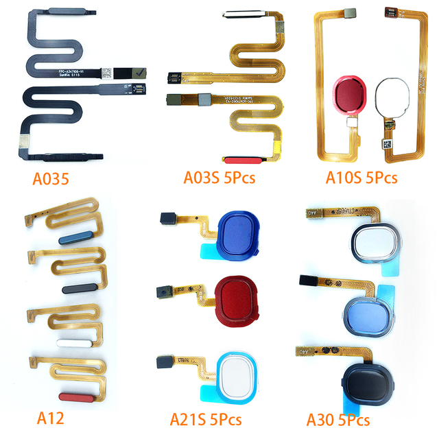 For Samsung Cell Phone Spare Parts Flex Cable Home Button Fingerprint Sensor