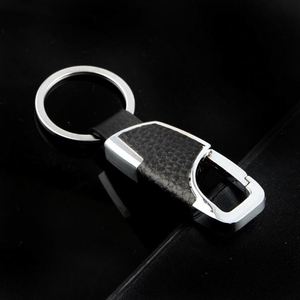 Custom Logo Pu Metal Keyring Luxury Car Dealer Promo Business Gift Key Chains <b>Personalized</b> Leather <b>Keychain</b> - Product Image 3