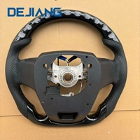 Volant de direction en cuir et fibre de carbone modifié pour Toyota Corolla LC300 Hilux Fortuner Land Cruise GR