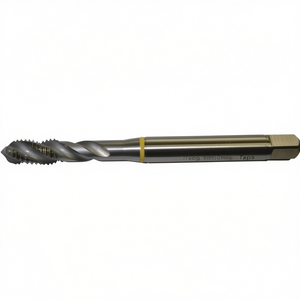 Macho de roscar estándar TA1460 sin recubrimiento, helicoidal de 40 grados para orificios ciegos, tolerancia 6H, machos y terrajas - Product Image 2