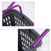 Panier de courses en plastique pour supermarché et magasin de proximité, directement de l'usine - Cadeaux de bienvenue portables
