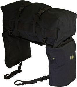 Muestra gratuita: Bolsas de sillín duraderas para caballos, alforjas para montar a caballo, aptas para sillas de montar occidentales, para caza y camping. - Product Image 3