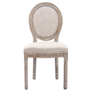 <span class=keywords><strong>Chaise</strong></span> de banquet nordique en rotin massif avec dossier en cannage, style <span class=keywords><strong>Louis</strong></span>, pour événements et mariages - Product Image 3