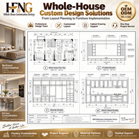 Meuble de cuisine sur mesure haut de gamme, solution de rangement contemporaine blanche avec unités murales intégrées pour projets de villas et d'appartements