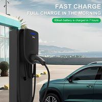 Eway EW08 Estándar Europeo Tipo 2, Estación de Carga para Vehículos Eléctricos, 7KW, Cargador Rápido para Vehículos de Nueva Energía para el Hogar