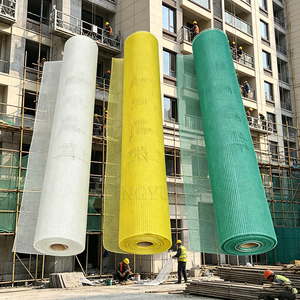 Cintas de Fibra para Materiales de Construcción, 145gsm 160gsm 4*4mm, Malla de Fibra de Vidrio Resistente a los Álcalis para Proyectos de Construcción, Rollos de Malla de Fibra de Vidrio - Product Image 1
