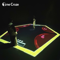 Piso de Proyección Interactiva AR Personalizable, Juegos Educativos de Desafío Físico, Modo Competitivo Multijugador para Niños y Adultos
