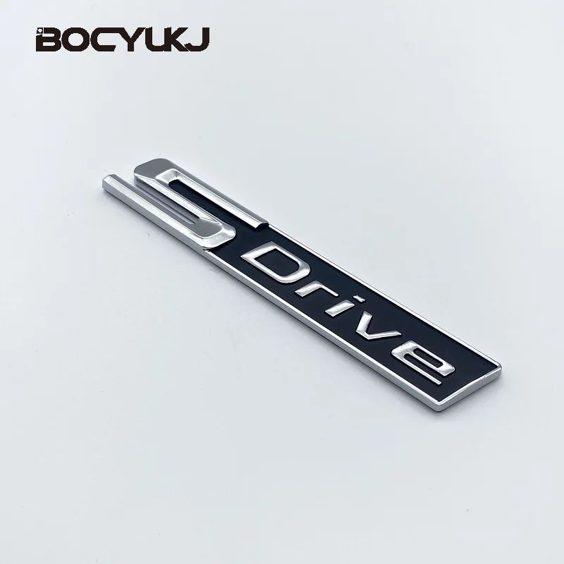 Autocollant 3D Xdrive Pour BMW – Logo X1 X3 X5 X6 X7, Noir Ou Argent, ABS, Facile à Coller