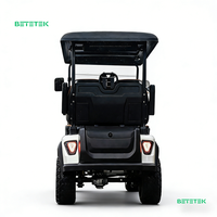 Voiturette de golf compacte 4 places longue portée pour les balades en pleine nature, certifiée CE GCC EEC pour les routes non publiques