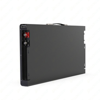 Baterai LiFePO4 Delong Slim Wall Mount 12V 150Ah Isi Ulang, Sumber Daya Siklus Tinggi untuk Kebutuhan Energi Harian RV Camper