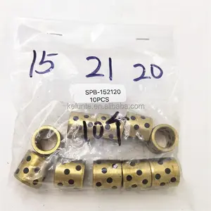 20x28x20mm yağsız burçlar yıkayıcılar SPB-202820 bronz yağsız burçlar 500SP1-SL1 rulman