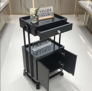 2026 Beauty Shop salon Multi-functional ABS Beauty Rack Spa White Pink Beauty Equipment Trolley - Product Image 4