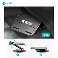 Support de téléphone portable universel multifonctionnel pliable et rétractable en acier au carbone COTECi