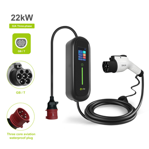 Zencar ODM C30 32A evse EV แบบที่2 AC ระดับ2 IP65<span class=keywords><strong>รถ</strong></span>ยนต์ไฟฟ้าสำหรับบ้านที่ชาร์จเร็ว CE หน้าจอใหญ่2.8'' - Product Image 1