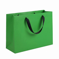 Sacs en papier en gros, disponibles en plusieurs couleurs, sacs de courses renforcés de haute qualité avec poignées, imprimés avec des logos