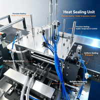 Machine d'emballage sous vide entièrement automatique pour biscuits, machine d'emballage flow pack pour biscuits compressés