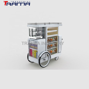 Glass Display showcase Burger Van Wooden <strong>Candy</strong> <strong>Cart</strong> Timber <strong>Candy</strong> <strong>Carts</strong> Wood Food <strong>Carts</strong> - Product Image 2