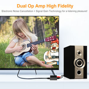 Convertidor <span class=keywords><strong>de</strong></span> <span class=keywords><strong>Audio</strong></span> Digital <span class=keywords><strong>a</strong></span> Analógico Coaxial <span class=keywords><strong>de</strong></span> Aleación <span class=keywords><strong>de</strong></span> Aluminio R/L <span class=keywords><strong>de</strong></span> 3.5 - Product Image 6