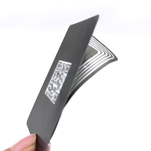 Código QR personalizado código de barras impreso tarjetas de papel RFID ferrita magnética Anti-Metal etiqueta para uso en Hoteles de negocios UHF NFC comunicación - Product Image 5
