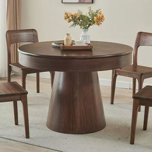 <span class=keywords><strong>Table</strong></span> à manger <span class=keywords><strong>extensible</strong></span> et rétractable en chêne massif, <span class=keywords><strong>table</strong></span> multifonctionnelle <span class=keywords><strong>pliable</strong></span> de grande taille pour les rassemblements familiaux - Product Image 1