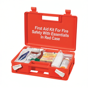 TTAKE First Aid Kit For <b>Fire</b> And Safety With Essentials In Red Case - Product Image 2