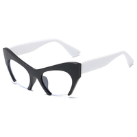 Hkimdl — lunettes cateye Anti-lumière bleue pour femmes, personnalisées, nouvelle mode léopard noir, demi-monture d'ordinateur, 2022