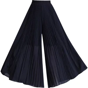 Custom sample fashion ethos pleated skirt high-waisted casual pants