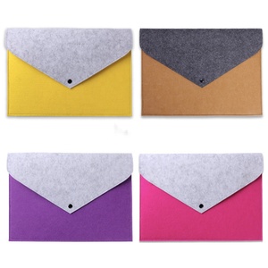 Bán Sỉ Túi Đựng Tài Liệu Văn Phòng Phẩm Cho Trường Học Văn Phòng Túi Giấy Quảng Cáo Logo Theo Yêu Cầu Túi Đựng Tài Liệu Nỉ A4 - Product Image 4