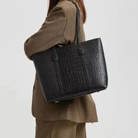 Sac à main pour femme 2025 – Sac à main de luxe tendance européen et américain en cuir souple à motif crocodile – Fournisseur