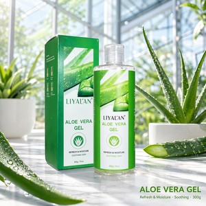 Gel di Aloe Vera Rinfrescante e Lenitivo, Idratante per Viso e Corpo, Cura Dopo-Sole, Calmante per la Pelle, 300g, Naturale, OEM Personalizzato - Product Image 1