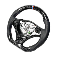 Volant de voiture en cuir haut de gamme personnalisé pour BMW E90 E91 E92 E93 E82 E88 E87 M3, volant sport en fibre de carbone forgée
