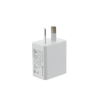 Cargador de Pared USB con Enchufe AU de 5V2A, Puerto Único de 10W, Adaptador de Corriente Universal de Viaje para Teléfono Móvil, Auriculares y Banco de Energía