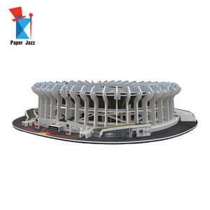 هدايا لنادي كرة القدم للمشجعين، أحجية ملعب كرة قدم ثلاثية الأبعاد على شكل معالم معمارية شهيرة - Product Image 3