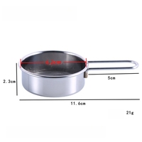 Tamis à farine en acier inoxydable durable, filtre à mailles fines avec poignée pour poudre de café et matcha, outil de cuisine pour la pâtisserie