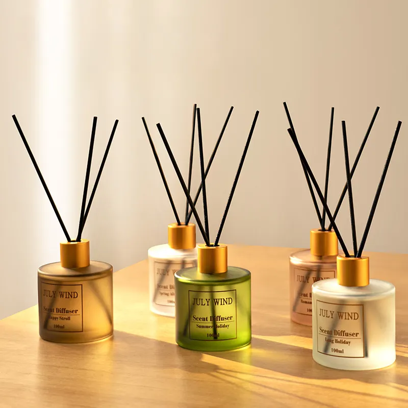 120ml Fire-Free Aromatherapy Luxury Gift Scented Essential Oil Room Air Freshener Aroma Home Fragrance Reed Diffuser Perfume