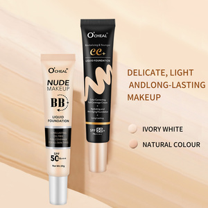 Base de Maquillaje BB <span class=keywords><strong>CC</strong></span> Cream, Corrector, Protector Solar, Base de Maquillaje Ligera y Sedosa, Efecto Iluminador Duradero, Protector Solar SPF 50+ - Product Image 5